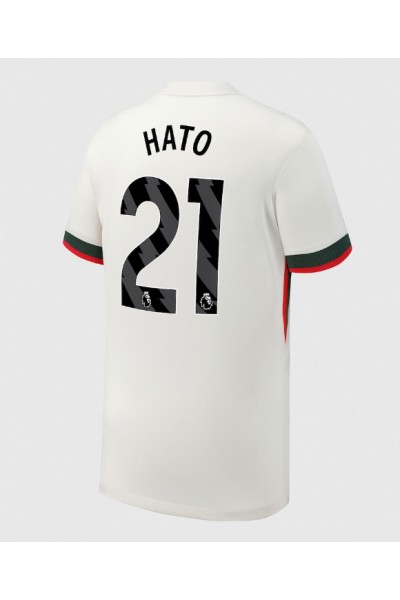Chelsea Jorrel Hato #21 Jalkapallovaatteet Vieraspaita 2025-26 Lyhythihainen Chelsea Jorrel Hato #21 Jalkapallovaatteet Vieraspaita 2025-26 Lyhythihainen
